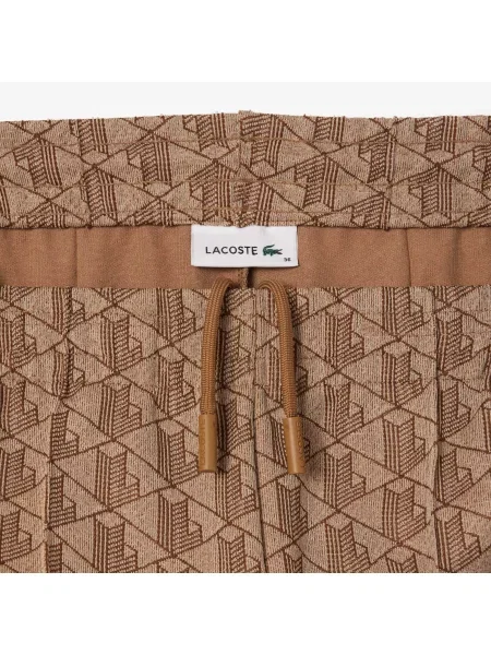 Lacoste спортивні штани Monogram коричневі