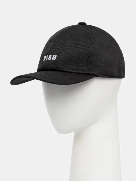 MSGM czapka z daszkiem czarny
