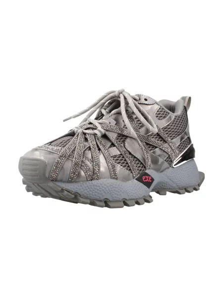 Sneakersy Exe' skórzane szare