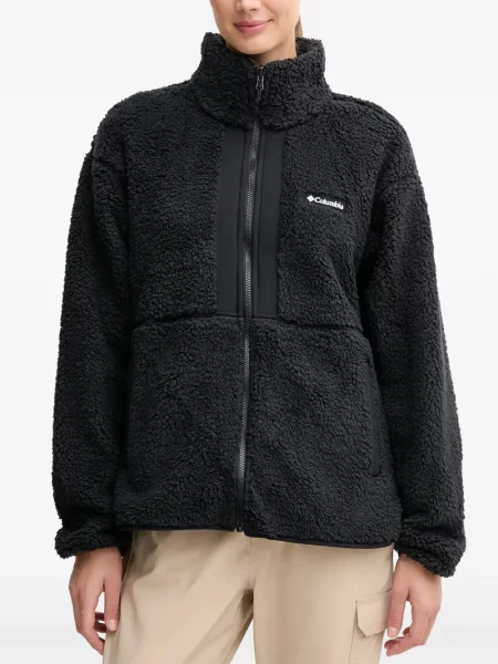 Geacă Columbia cu broderie negru