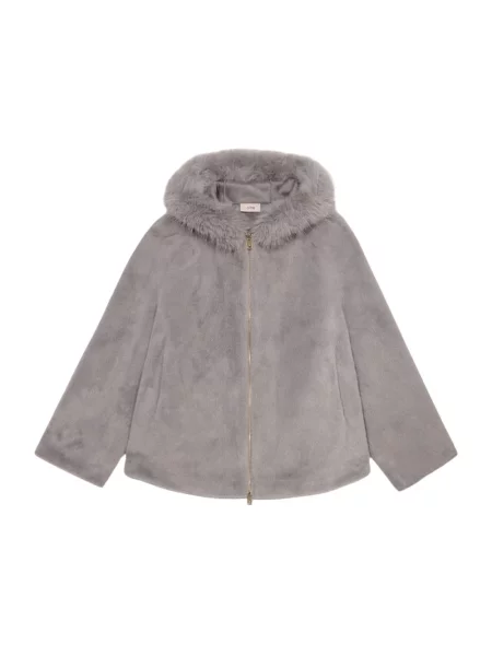 Parka Oltre z kapturem szara