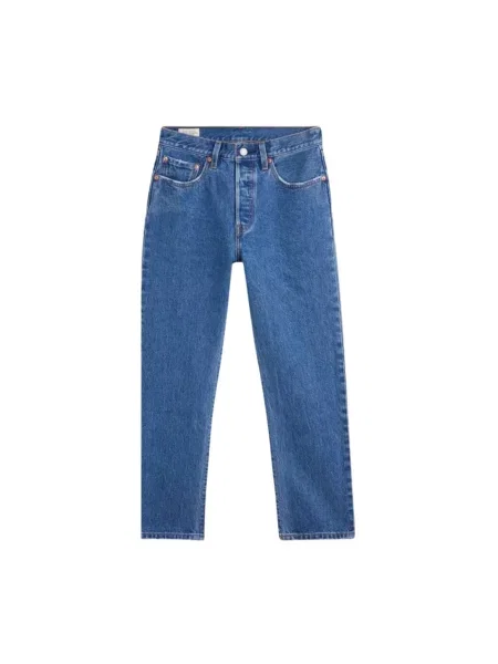 Levi's jeansy high waist niebieskie