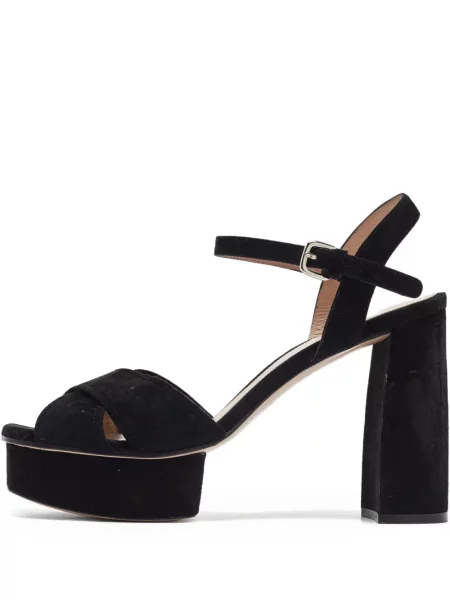 Sandale Stuart Weitzman din piele de căprioară negru