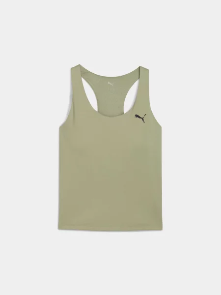 Майка спортивна PUMA W Tad Essential 2 In 1 Tank комбінований верх зелений