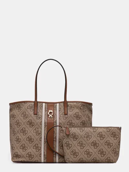 Guess torebka ERENIA beżowy