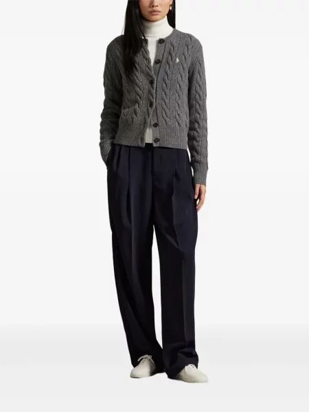 Slip de baie Polo Ralph Lauren alergare cu cordon cu imagine alb