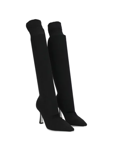 Botine Rene Caovilla tricotate negru