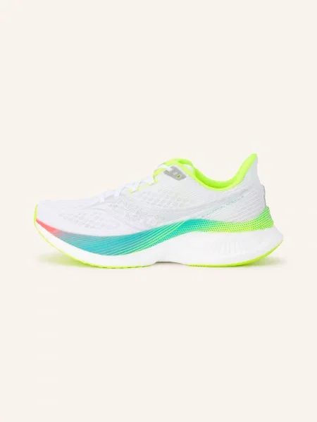 Saucony Běžecké Boty Endorphin Speed 5 / stříbrná / neonově žlutá bílá