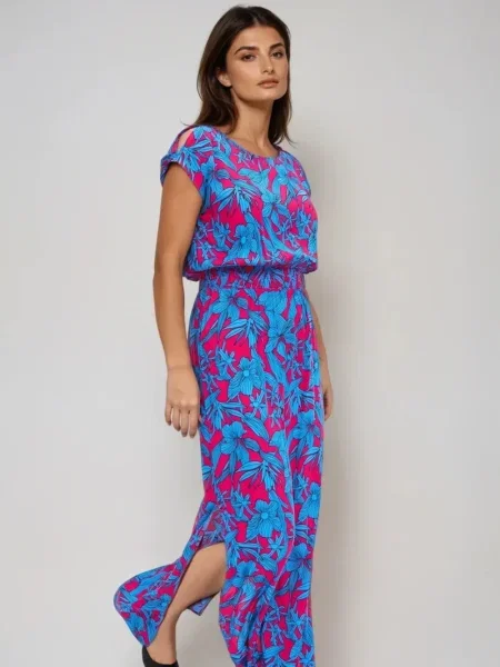 Rochie Marisse de costum albastru