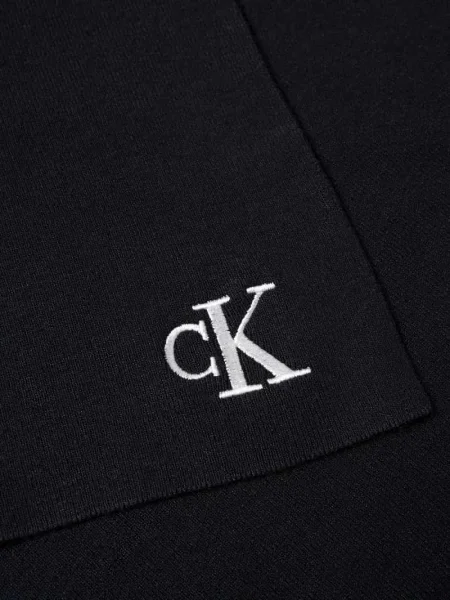 Calvin Klein szalik gładki czarny