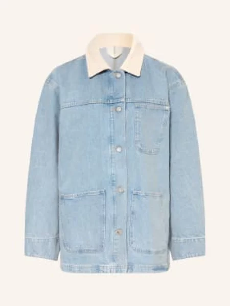 Arket Džínová Bunda Kian denim blue modrá