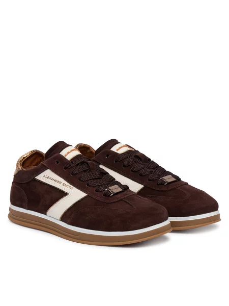 Sneakersy Alexander Smith ThamesWoman Tmavo hnedá