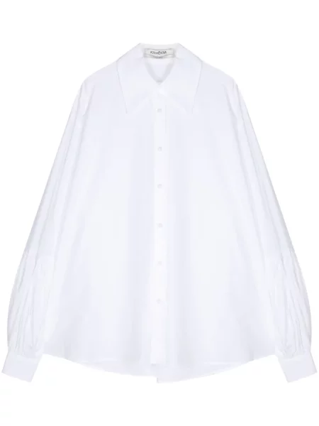 Cămașă Kimhēkim din poplin alb