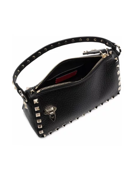 Torebka crossbody Valentino Garavani skórzana czarna