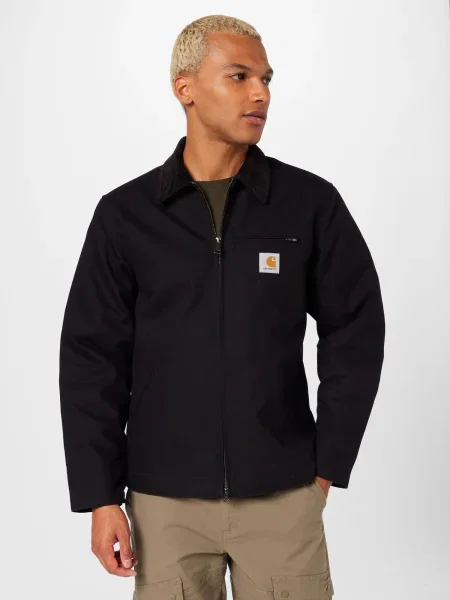 Carhartt WIP Prehodna jakna Detroit kari bela črna