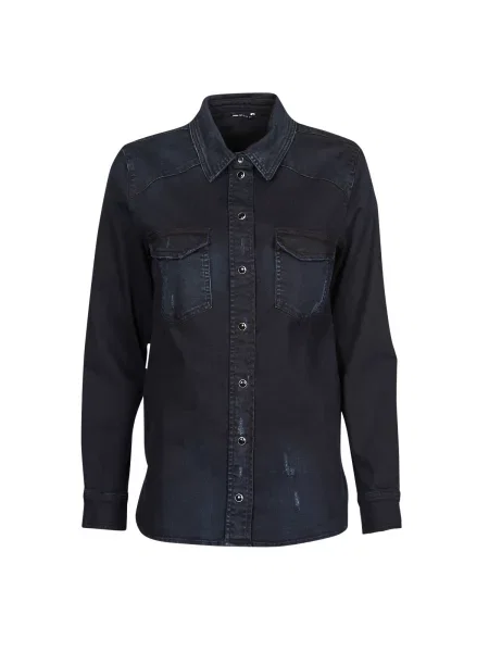 Kavboj bluza Guess modra