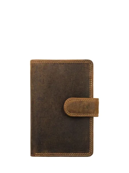 Кожаный кошелек Visconti коричневый