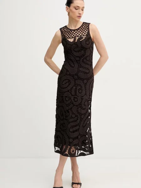 Pinko sukienka z brązowa