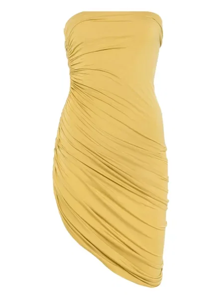 Mała mały sukienka mini Norma Kamali garniturowa zielona