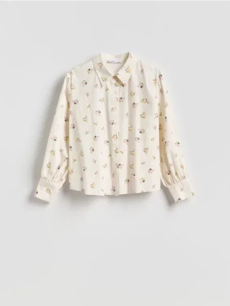 Reserved Сорочка з квітковим принтом різнобарвний 