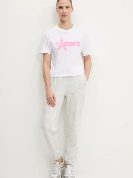 Guess t-shirt dziecięcy ARDISIA biały