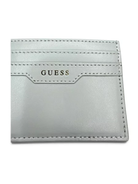 Portfel Guess skórzany niebieski