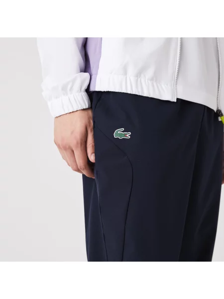 Lacoste Sportowy Dres O Regularnym Kroju I Blokowym Kolorze Ze Stójką biały