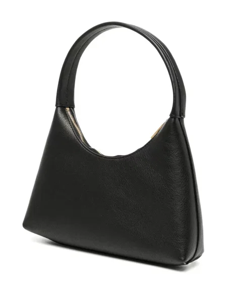 Iš natūralios odos mini krepšys hobo stilius Mansur Gavriel juoda
