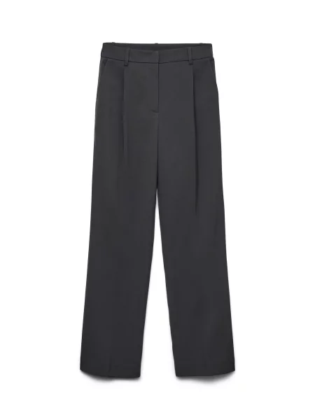 VERO MODA Plisované nohavice AWVIGA antracitová