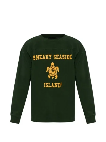 Tricou Dsquared2 lung verde