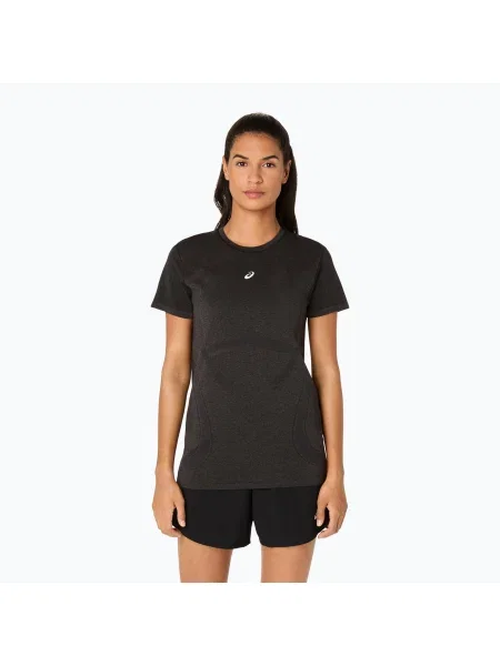 Tricou de alergare pentru femei ASICS Seamless performance black negru