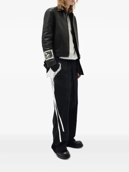 Pantaloni Ann Demeulemeester alergare negru