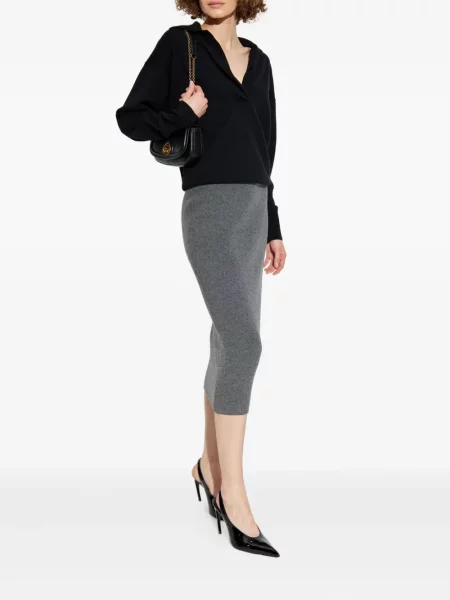 Pulover Tom Ford din cașmir negru