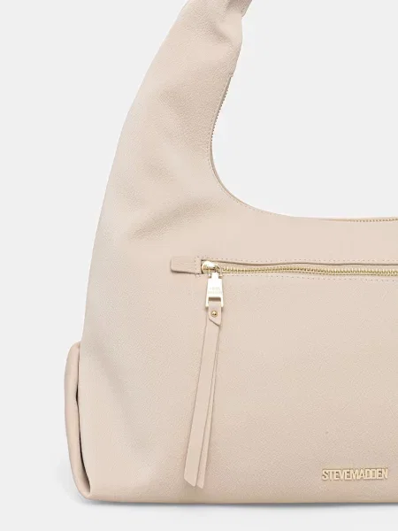 Кожаная сумка хобо Steve Madden