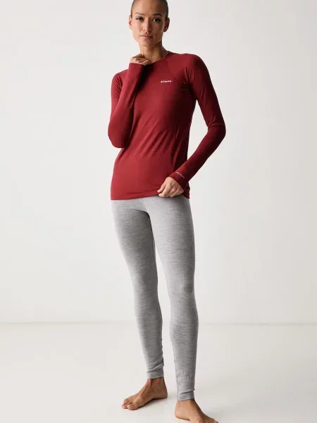 Columbia funkčné tričko s dlhým rukávom dámske Midweight Stretch červená