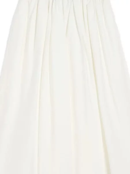 Fusta maxi Weekend Max Mara în linie A alb