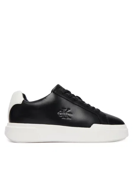 Αθλητικά Calvin Klein Chunky Cupsole Laceup Lth μαύρο