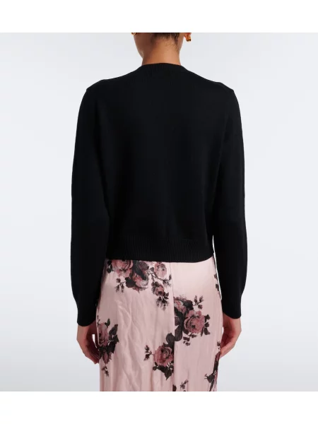 Cardigan Erdem de lână negru
