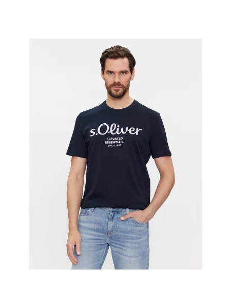 S.Oliver T-Shirt Regular Fit μπλε