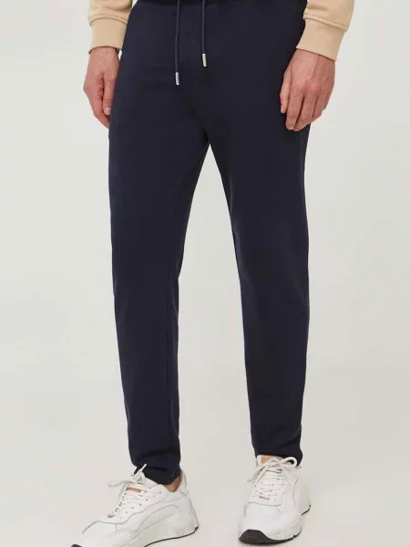 Спортивні штани Karl Lagerfeld темно-синій сині