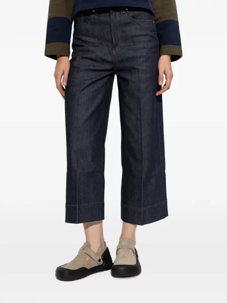 Decupat blugi cu picior larg A.p.c. albastru