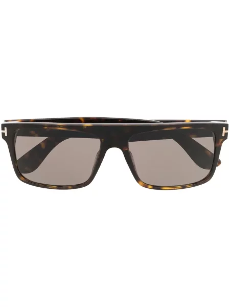 Ochelari de soare pătrați Tom Ford Eyewear maro