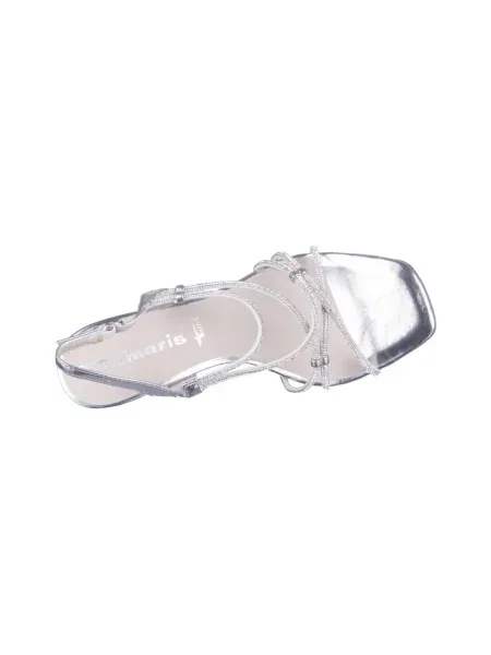 Pantofi Tamaris argintiu