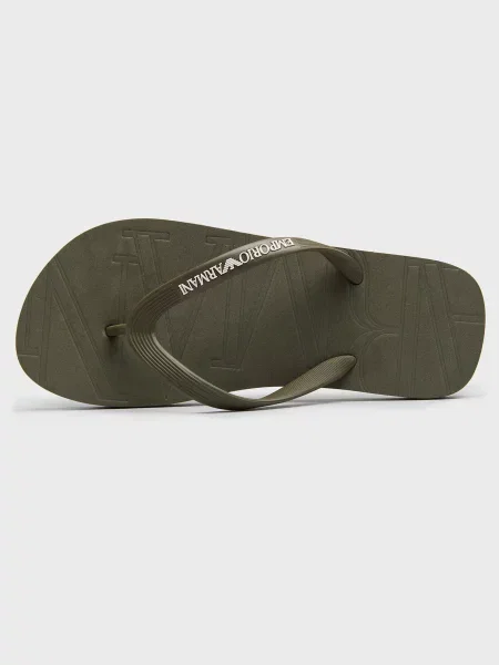 Шлепанцы Emporio Armani зеленые