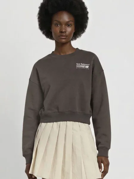 New Balance Bluza Trackside grau