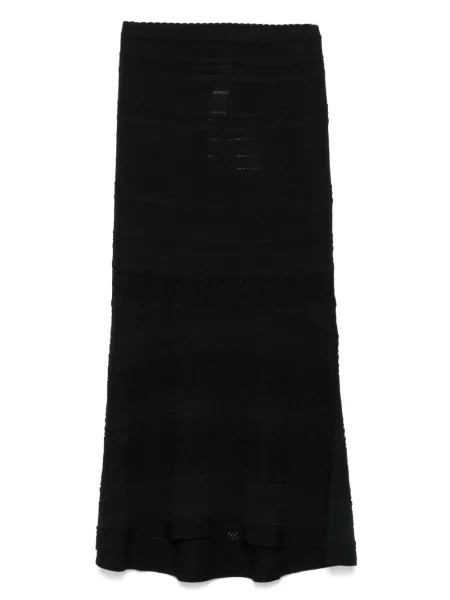 Fusta maxi Twinset tricotate negru