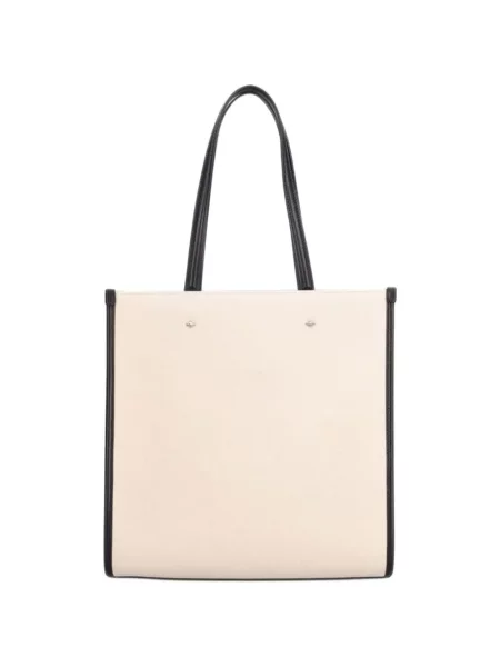 Geantă shopper Jimmy Choo cu imagine din canvas
