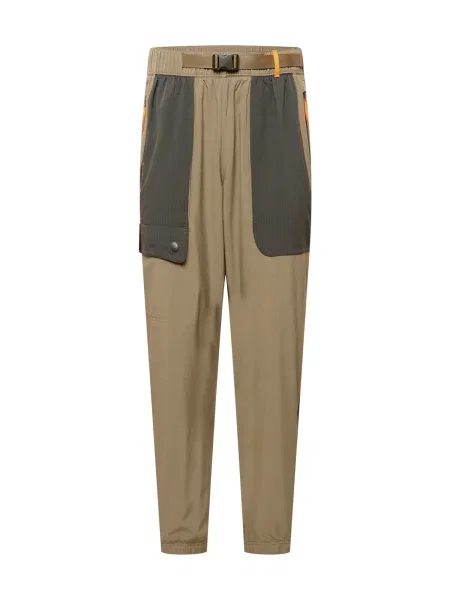 UNDER ARMOUR Sportovní kalhoty Rush olivová / tmavě / oranžová zelená