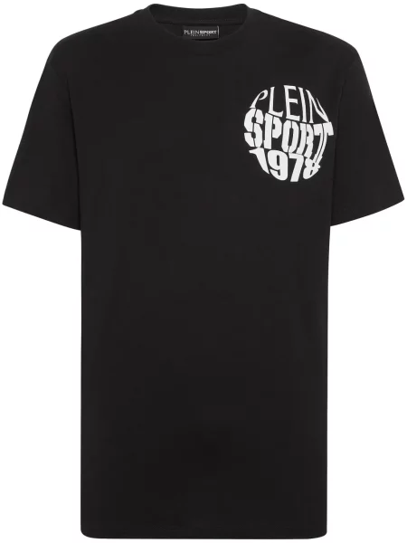 Tricou Plein Sport cu imagine negru