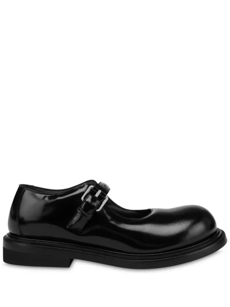 Pantofi loafer Moschino din piele negru